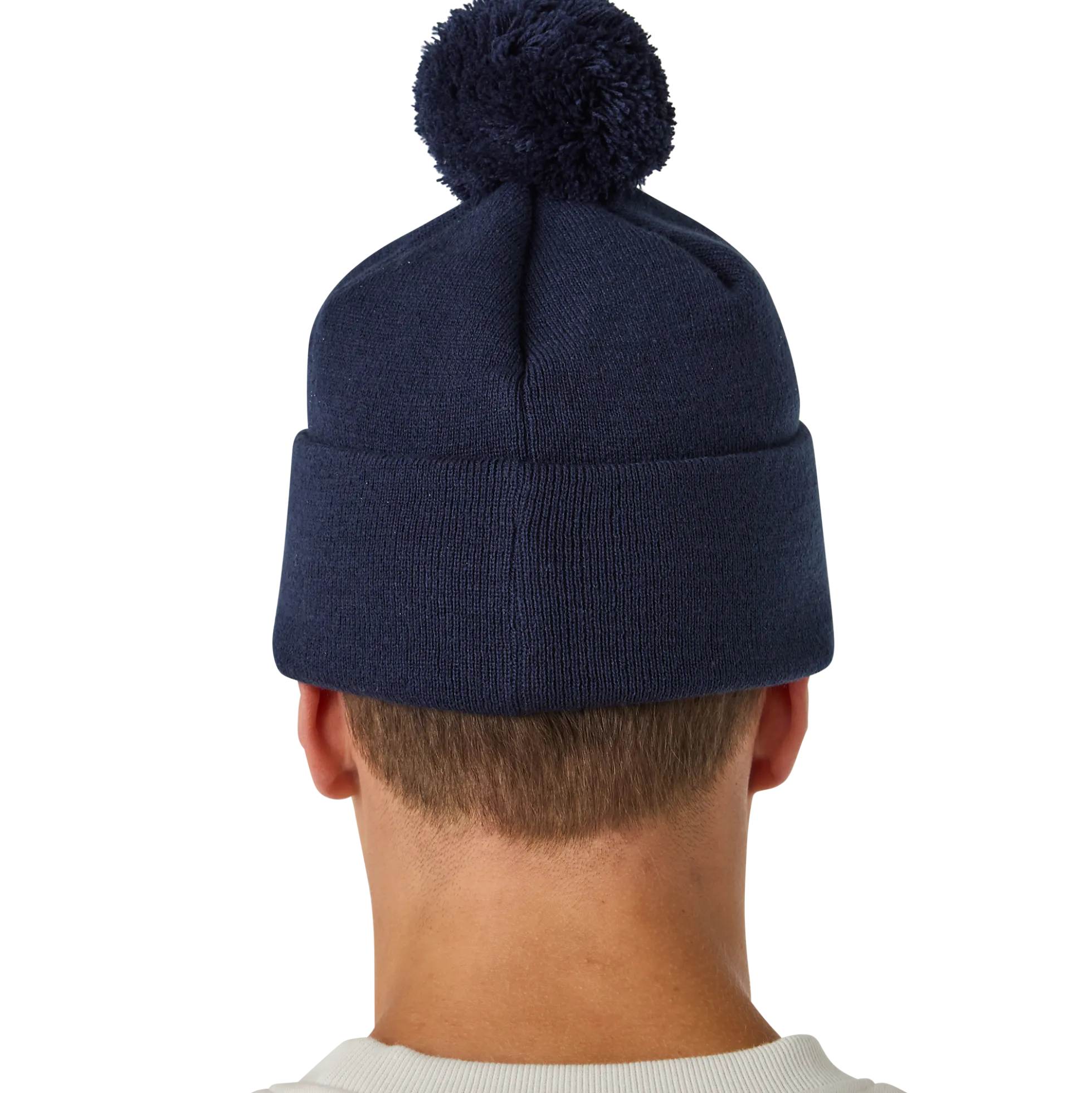Casual Strickmütze mit Bommel