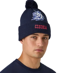 Czechia Flag Pom Knit