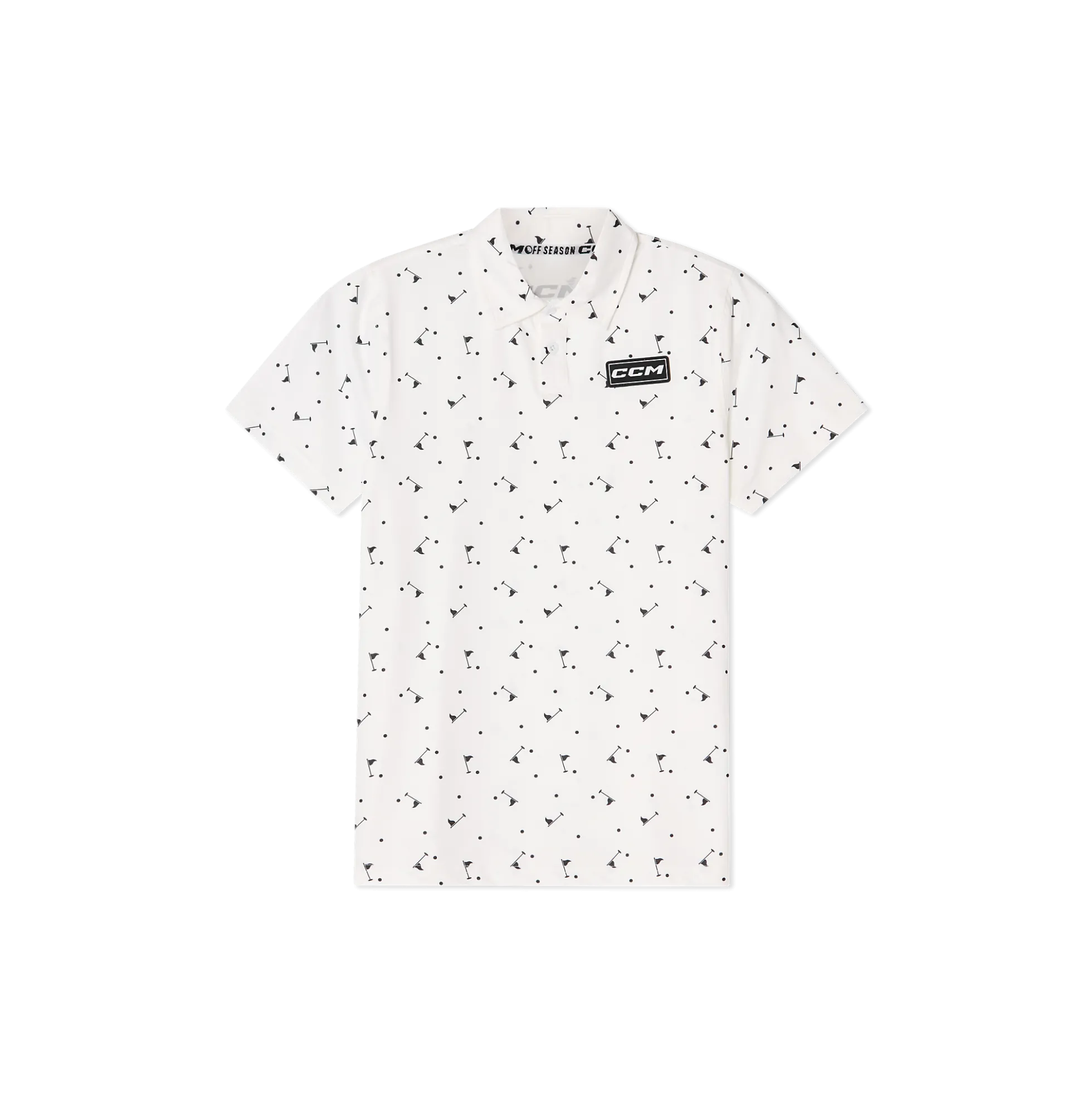Golf Poloshirt Gemustert