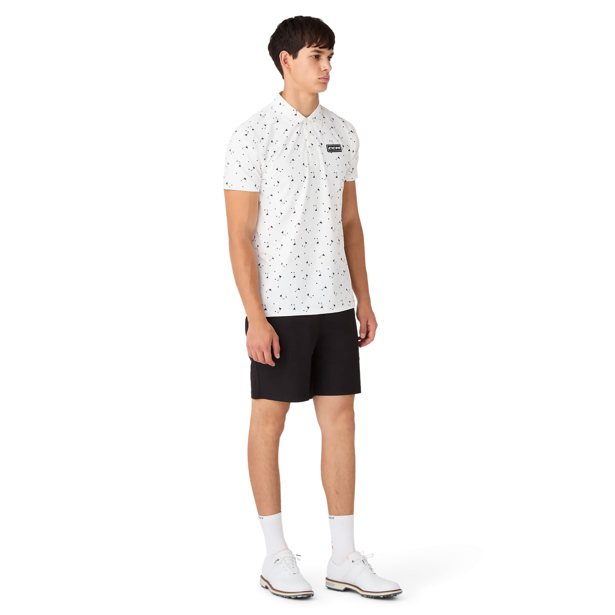 Golf Poloshirt Gemustert