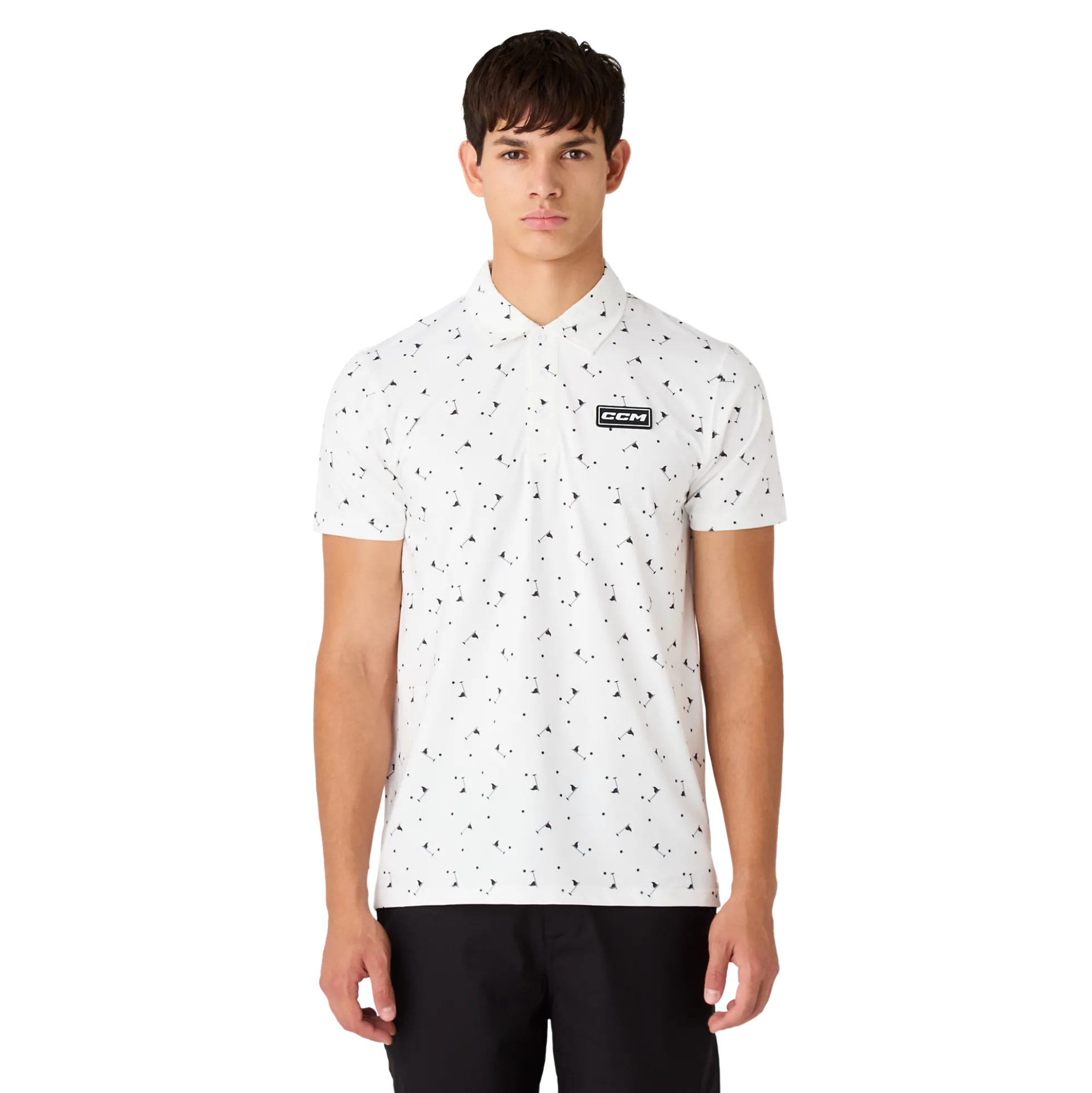 Golf Poloshirt Gemustert