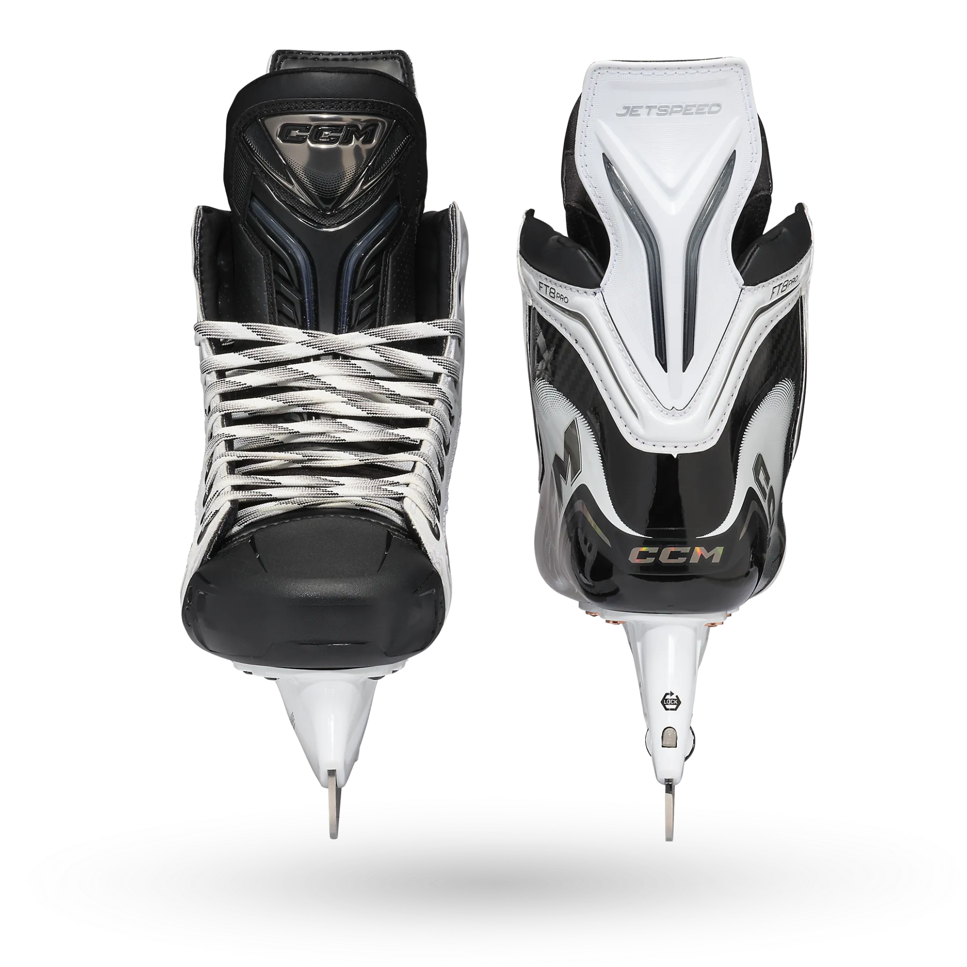Jetspeed FT8 Pro Schlittschuh Weiße Sonderedition Intermediate