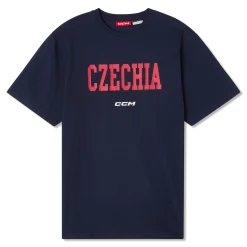 Kurzärmeliges T-Shirt mit tschechischer Flagge