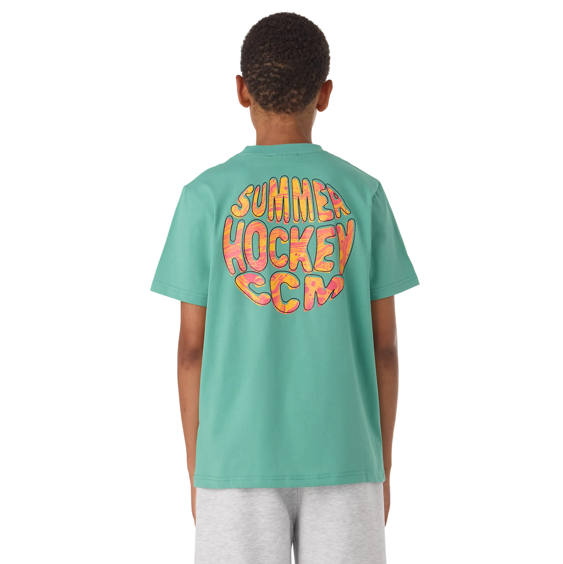 Sommer-T-Shirt Aqua Green für Kinder