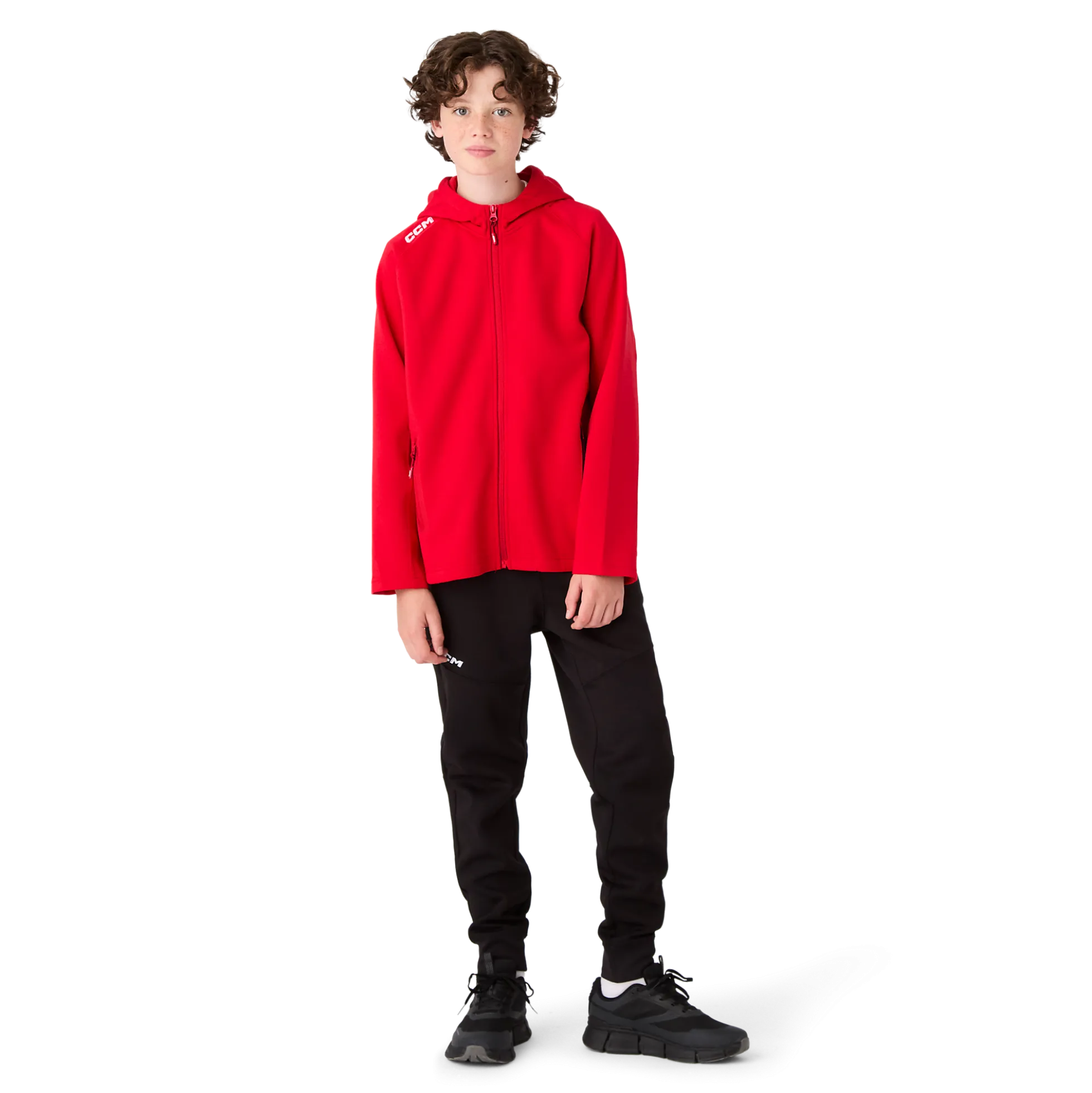 Team Premium Tech Fleece Zip Hoodie Kapuzenpullover Kinder