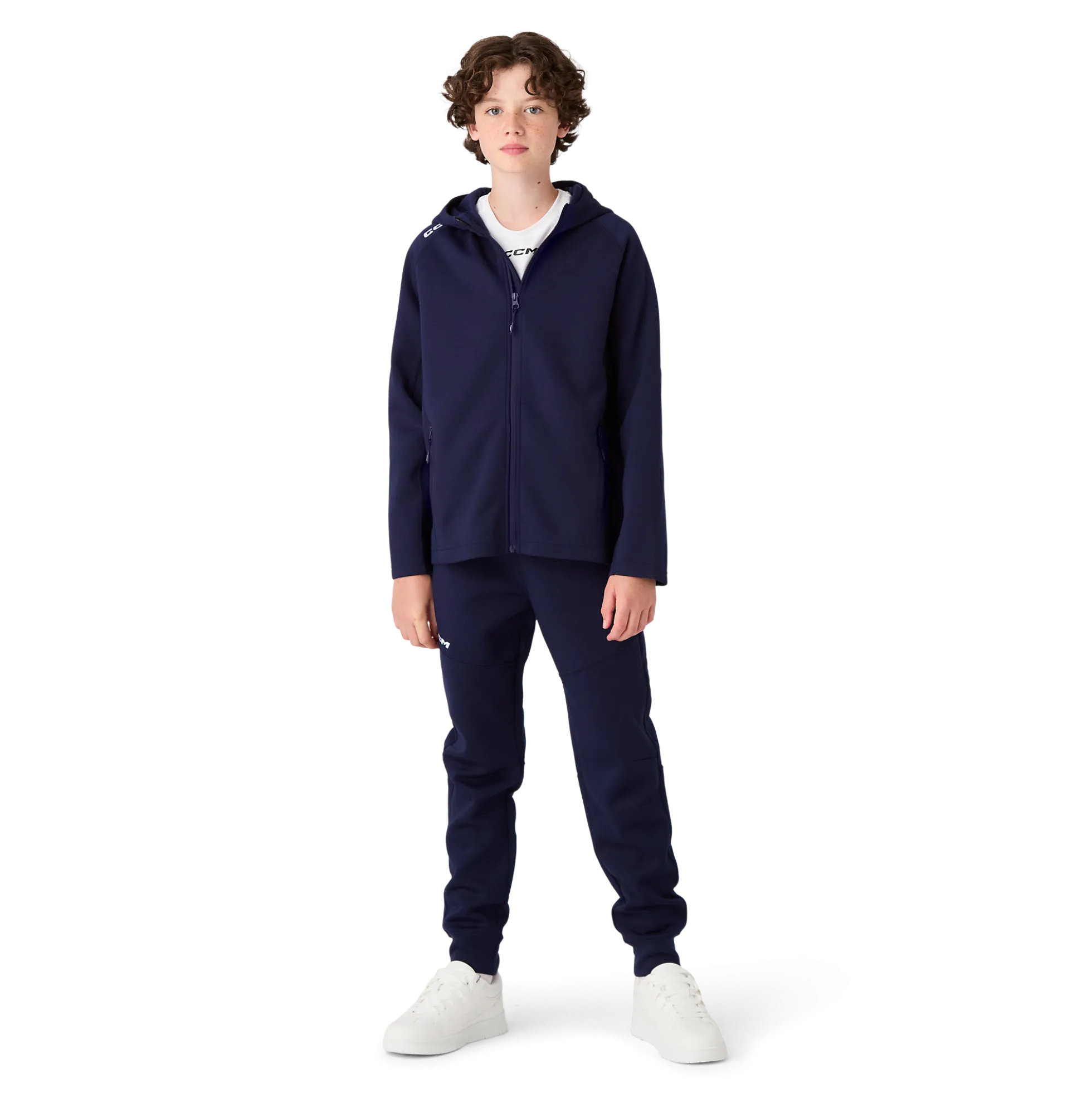 Team Premium Tech Fleece Zip Hoodie Kapuzenpullover Kinder