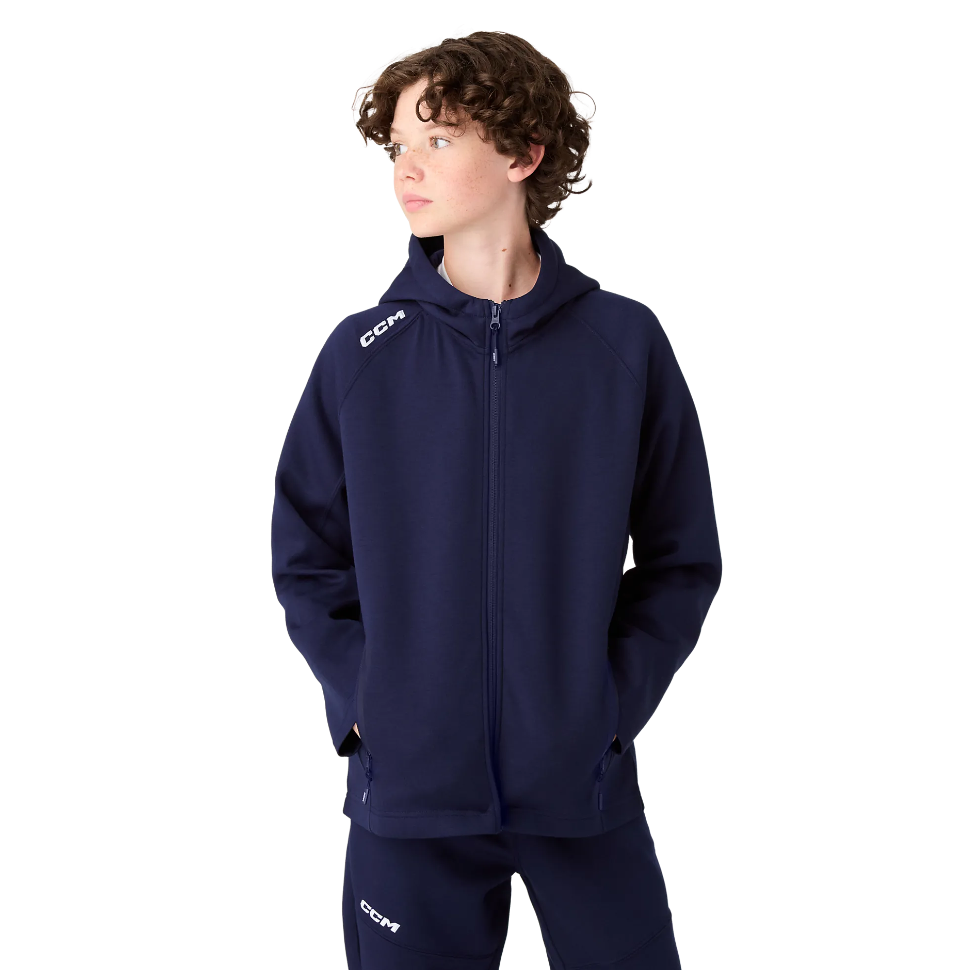 Team Premium Tech Fleece Zip Hoodie Kapuzenpullover Kinder