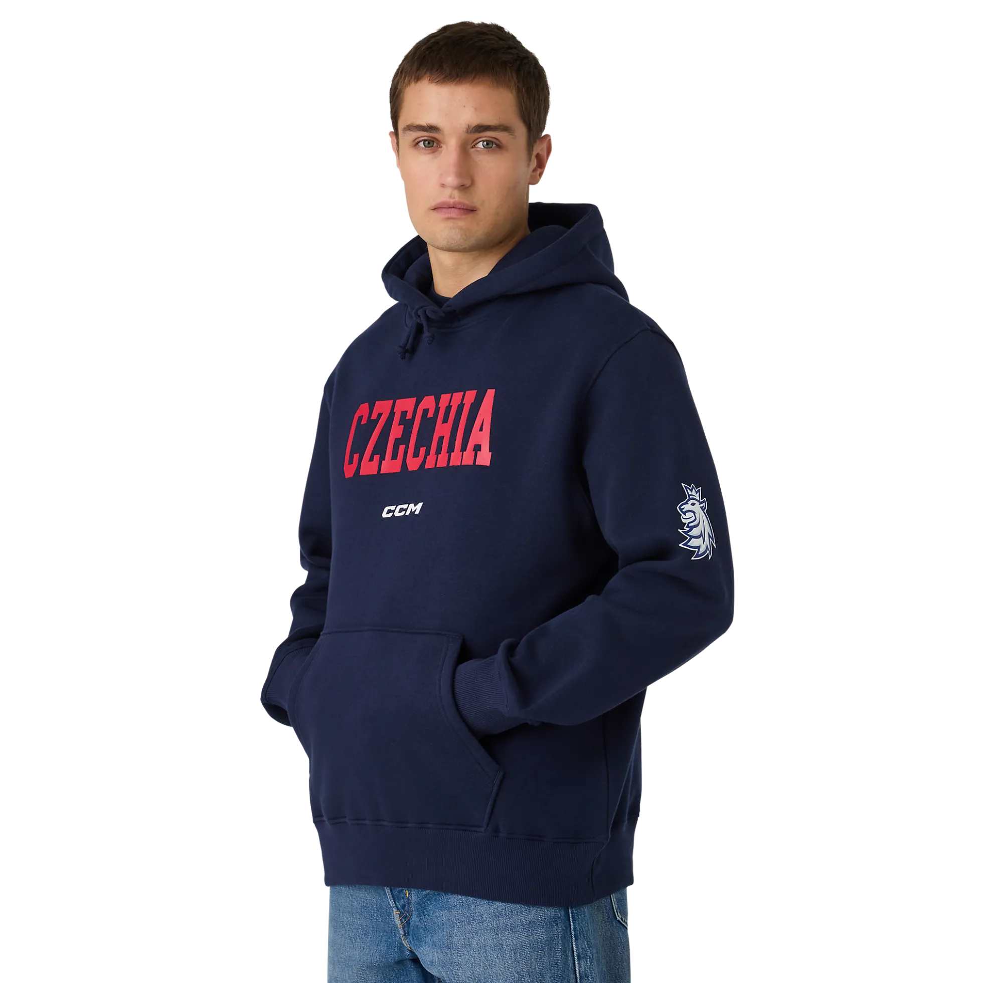 Tschechien Flagge Fleece-Hoodie