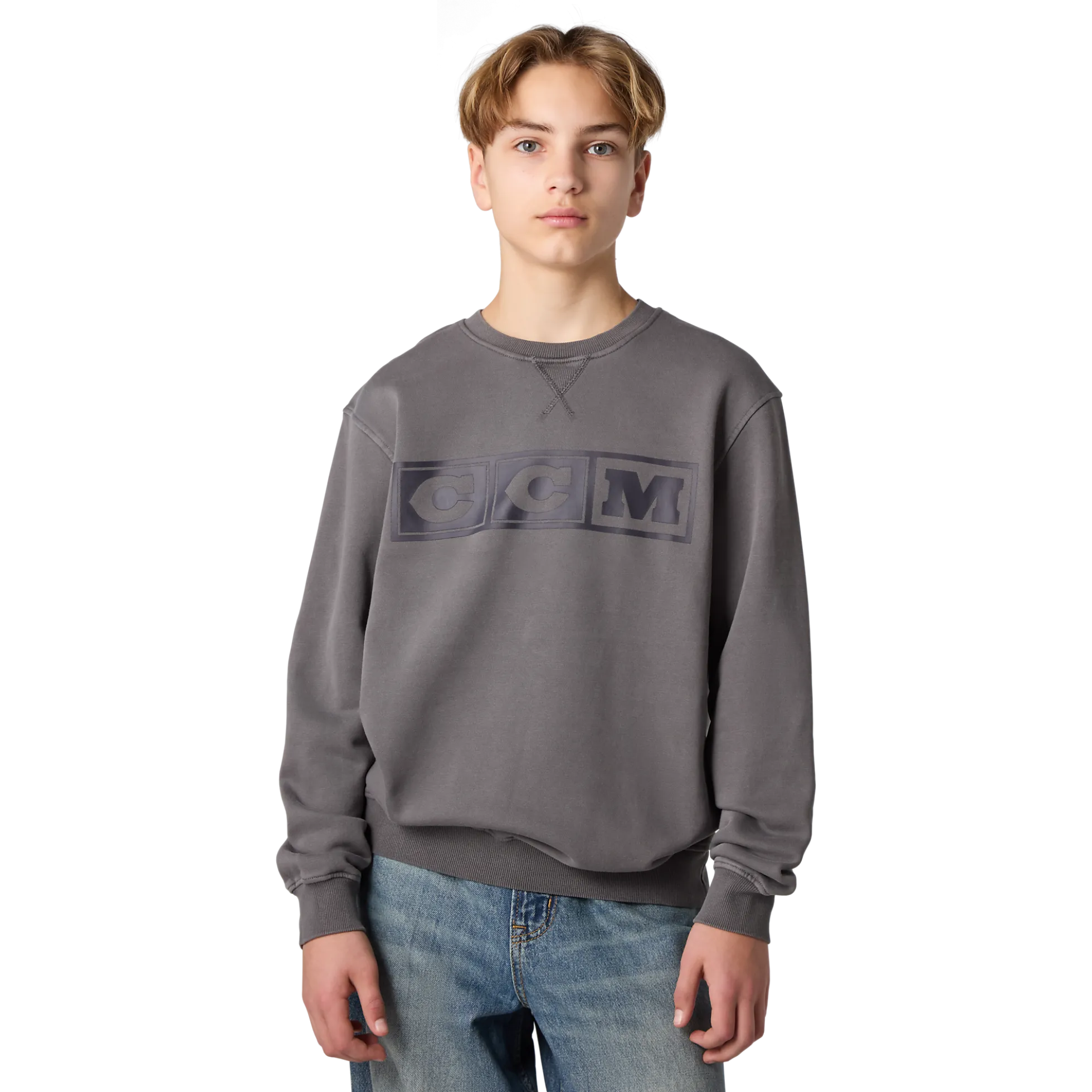 Vintage Rundhals-Pullover Kinder